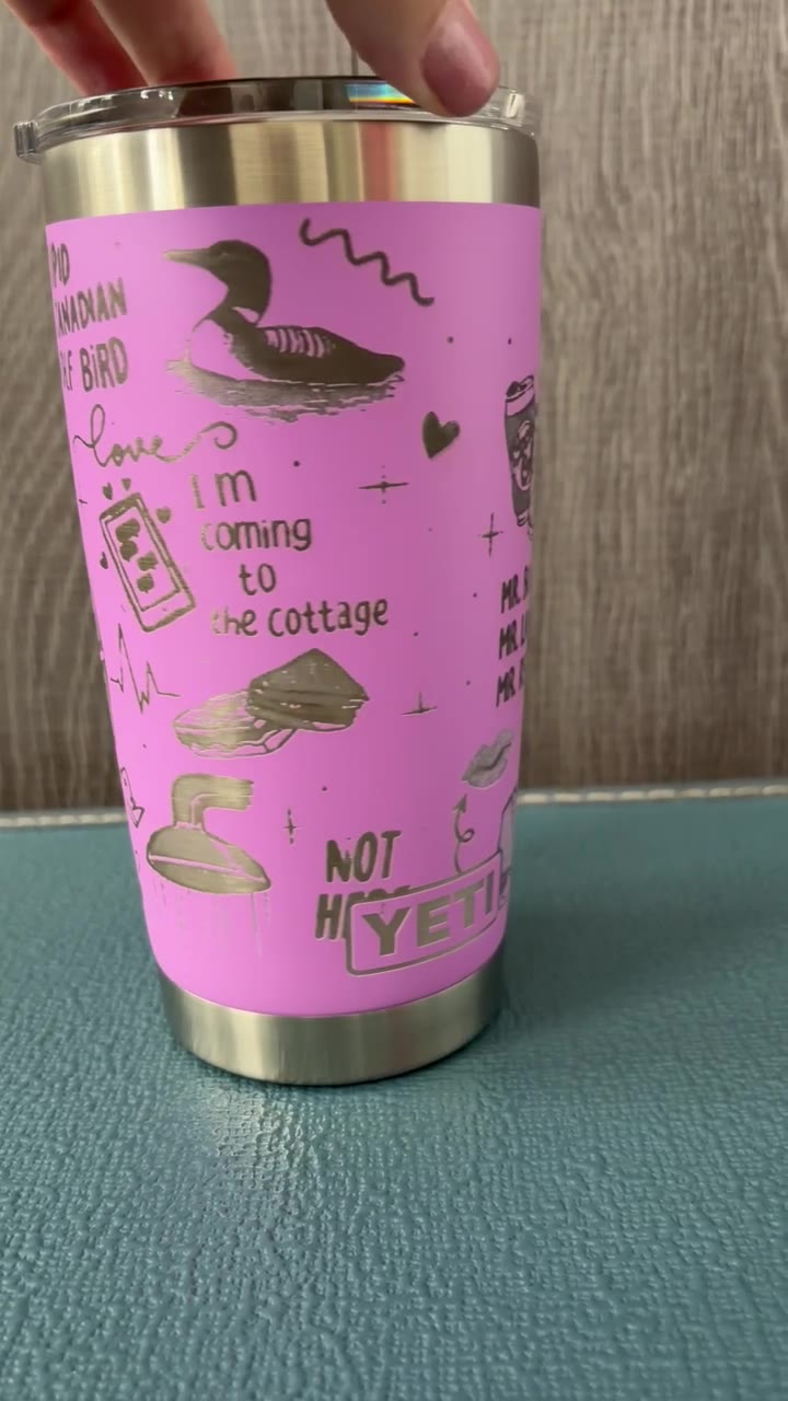 Custom engraved Timber & Tumbler tumbler