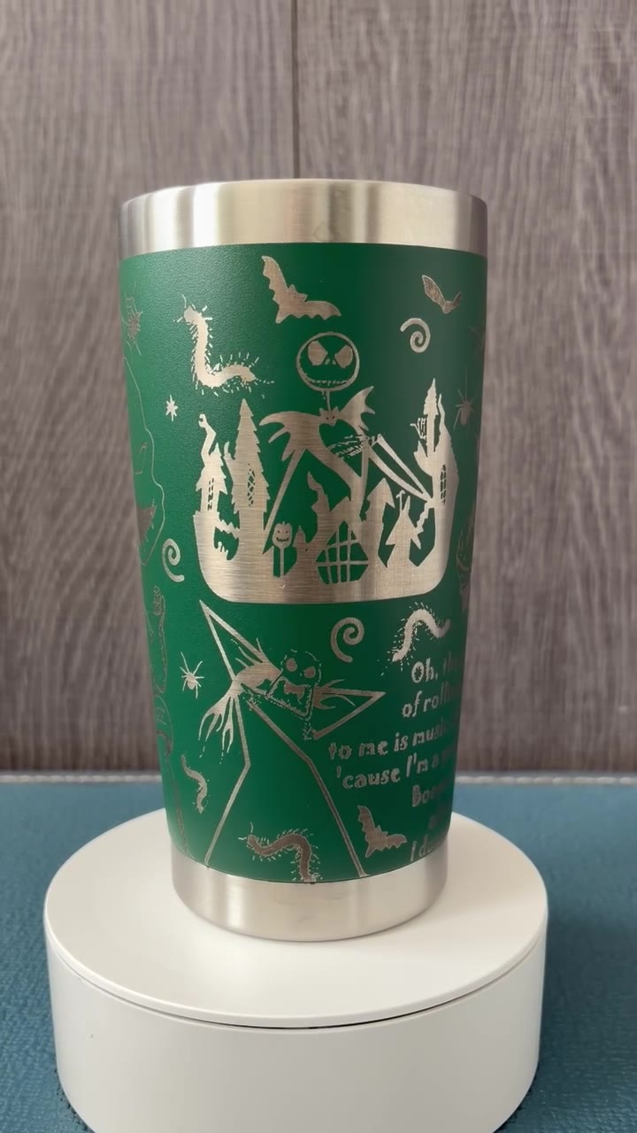Custom engraved Timber & Tumbler tumbler