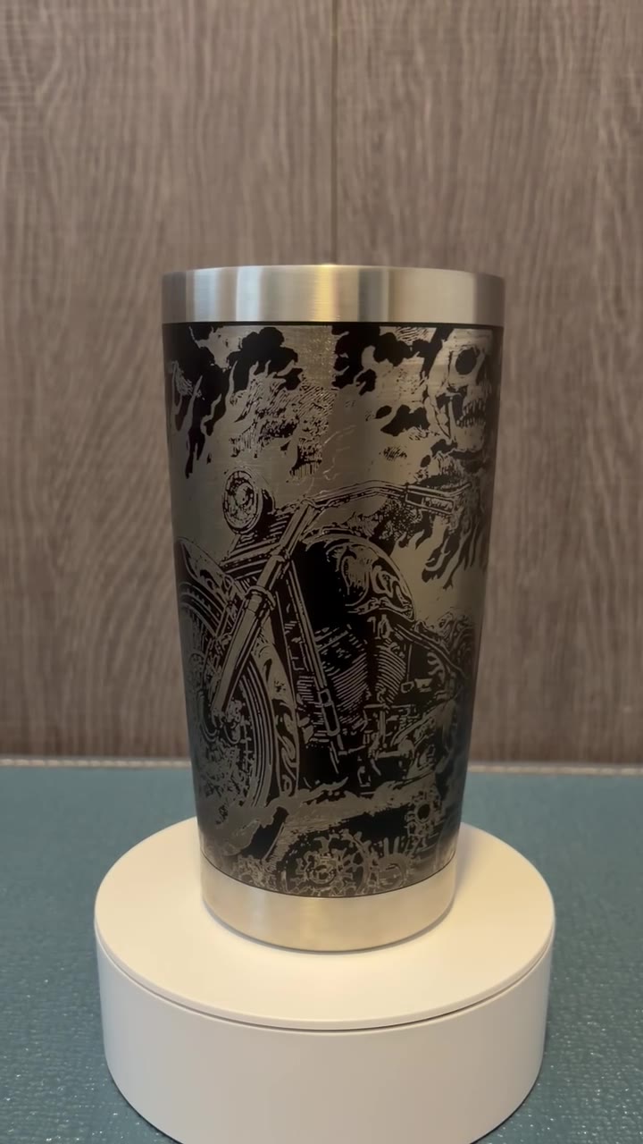 Custom engraved Timber & Tumbler tumbler